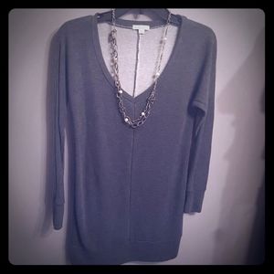 Gap maternity! XS gray tunic length sweatshirt